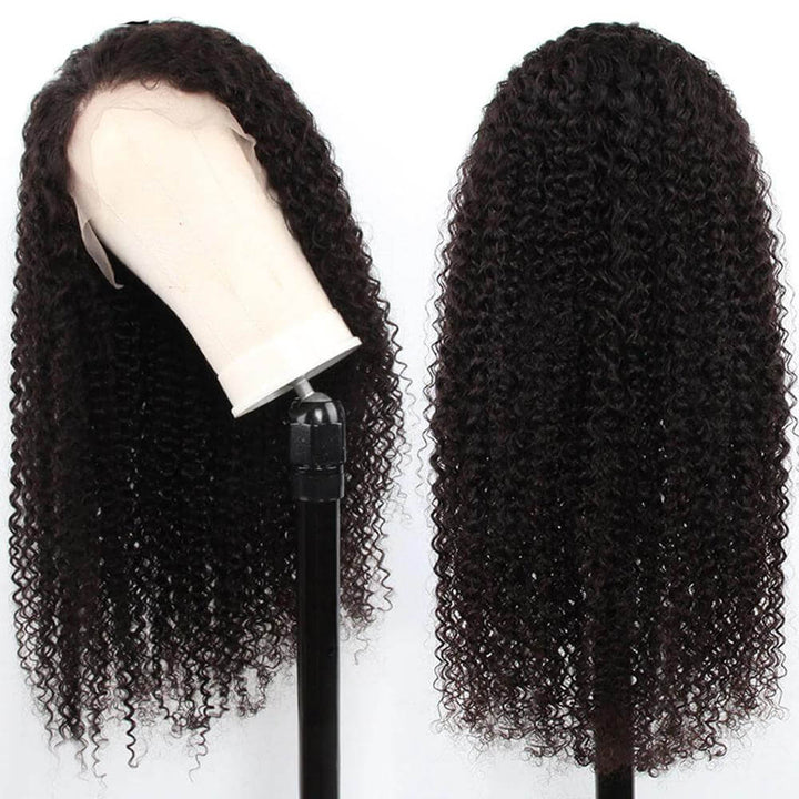 ZSFOQQ 360 Lace Frontal Wigs For Black Women Curly Hair Transparent Lace