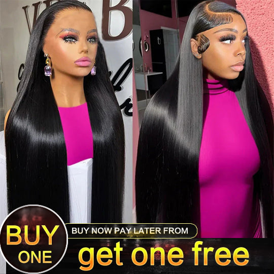 30 Inch 13x4 HD Lace Front Wig Pre Plucked Natural Hairline 100% Virgin Human Hair (buy one get one free) ZSFOQQ HAIR