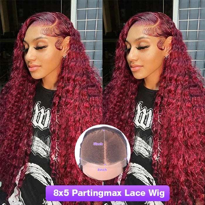 ZSFOQQ Glueless 8*5 Pre Cut HD Lace Closure Wigs Wear & Go Wig