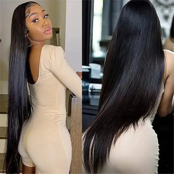 ZSFOQQ Hair Straight 360 HD Lace Wigs Undetectable Lace Wigs With Natural Hairline Human Hair Wigs