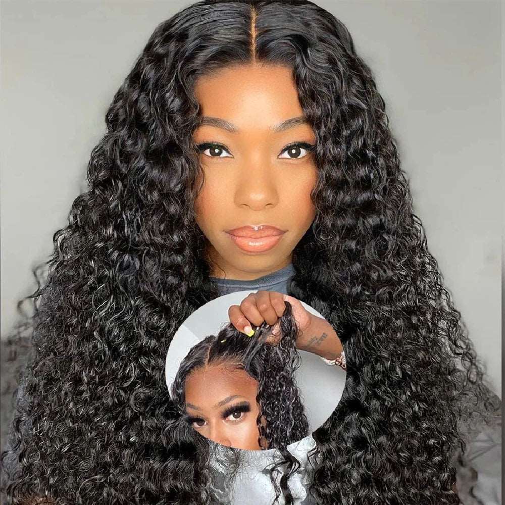 Wear & Go Glueless Deep Wave 5x5 Lace Wig Beginner Friendly (buy one get one free) ZSFOQQ HAIR