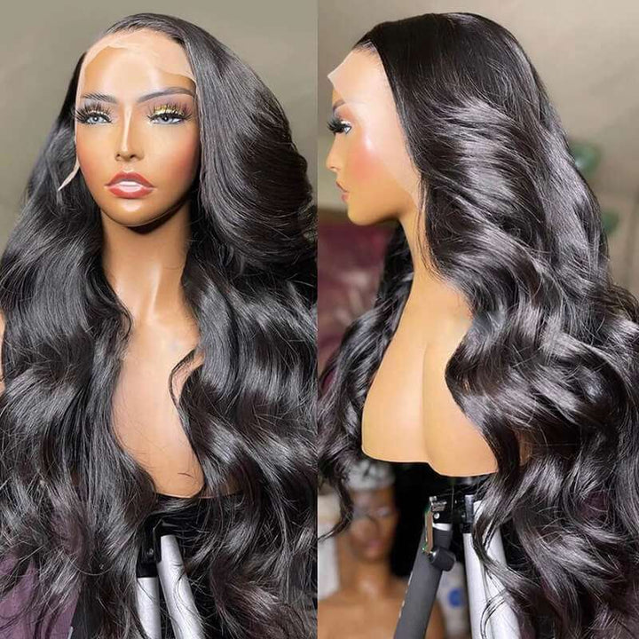 ZSFOQQ Body Wave 13x4 Transparent Lace Frontal Human Hair Wig| Must Have Style.