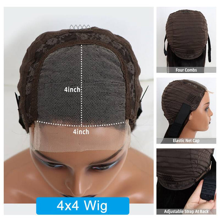 ZSFOQQ Body Wave 13x4 Transparent Lace Frontal Human Hair Wig| Must Have Style.