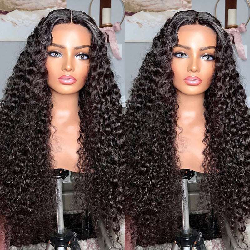 ZSFOQQ 360 Lace Frontal Wigs For Black Women Curly Hair Transparent Lace