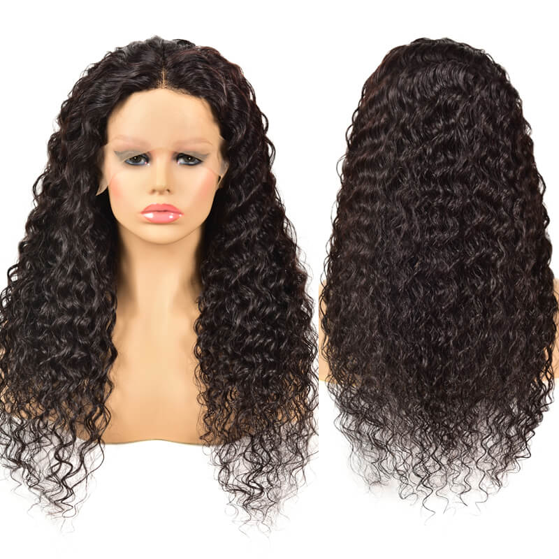 ZSFOQQ Affordable & Beginner Friendly Deep Wave 13x4 Lace Frontal Wig| Best Seller.