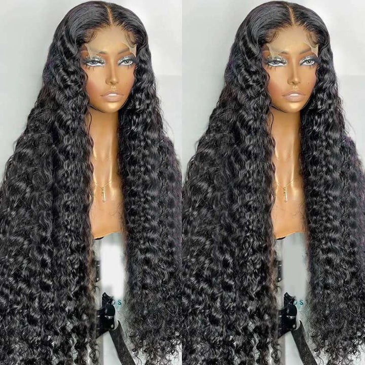 ZSFOQQ Affordable & Beginner Friendly Deep Wave 13x4 Lace Frontal Wig| Best Seller.