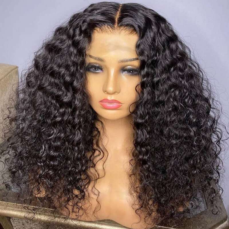 ZSFOQQ Affordable & Beginner Friendly Deep Wave 13x4 Lace Frontal Wig| Best Seller.