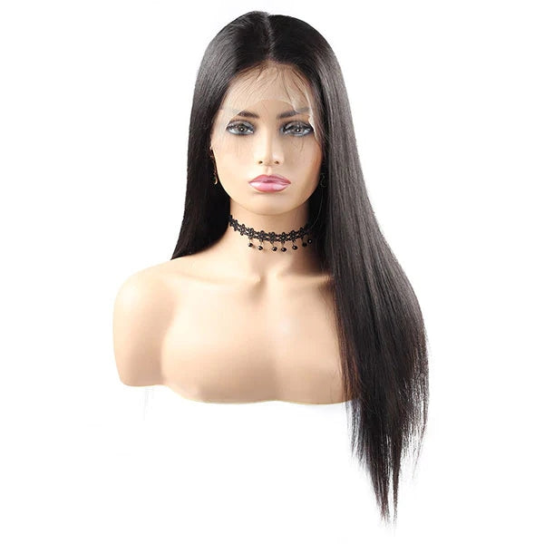 ZSFOQQ Straight Hair Wig 360 Lace Front Wig 150% Density Human Hair Wigs.